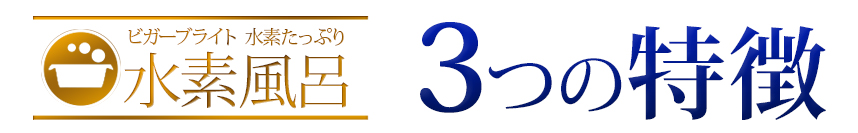 3つの特徴